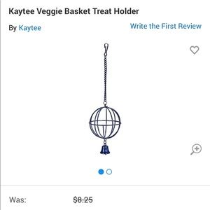 Kaytee Small Animal Treat Holder in Green